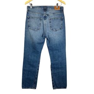 EDWIN Women's 26 Sawyer Distressed Button Fly Boyfriend Jeans